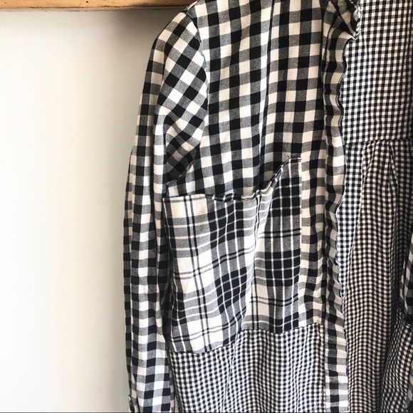 Zara plaid button down top - Picture 2 of 5